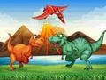 Igra Barvni dinozavri, tekma 3  spletu