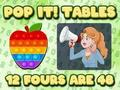 Igra Pop It Tables  spletu