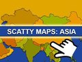 Igra Zemljevidi Scatty: Azija  spletu