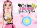 Igra TikTok spletene pričeske  spletu