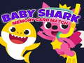 Igra Ujemanje spominske kartice Baby Shark  spletu