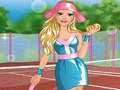 Igra Barbie teniška obleka  spletu