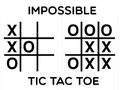 Igra Nemogoče tic tac toe  spletu