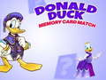 Igra Ujemanje spominske kartice Donalda Ducka  spletu