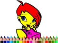 Igra Pobarvanka Back to School Winks  spletu
