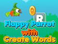 Igra Flappy Parrot z ustvarjanjem besed  spletu