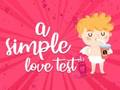 Igra Preprost ljubezenski test  spletu
