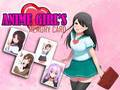 Igra Anime Girls spominska kartica  spletu