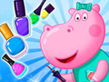 Igra Salon za manikuro Hippo  spletu