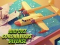 Igra Zaščita pred koronavirusom na letališču  spletu