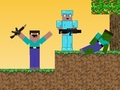 Igra Noob proti Pro: Zombie Apocalypse  spletu