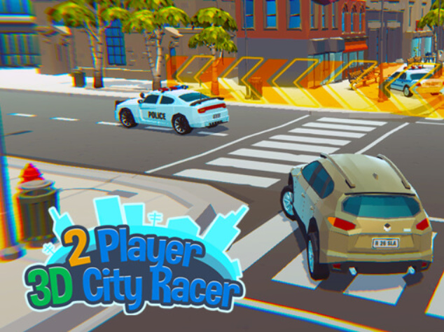 Igra 2 igralca 3D City Racer  spletu