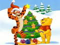 Igra Božična sestavljanka Winnie the Pooh  spletu