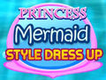 Igra Oblecite se v stilu princese sirene  spletu