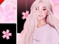Igra Ploščice za klavir Ariana Grande Pink, glasba in čarovnija  spletu