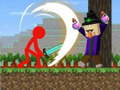 Igra Stickman proti obrtniku  spletu