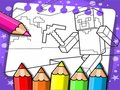 Igra Pobarvanka Minecraft  spletu