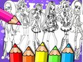 Igra Pobarvanka Monster High  spletu