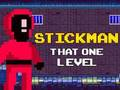Igra Stickman Ta ena raven  spletu