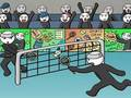 Igra Stickman Lik Badminton 3 spletu