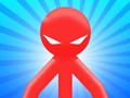 Igra Red Stickman proti šoli pošasti  spletu
