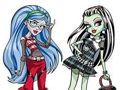 Igra Pobarvanka za Monster High  spletu