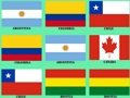 Igra Ameriške zastave za urjenje spomina  spletu