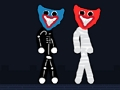 Igra Stickman Huggy Grozljive počitnice  spletu