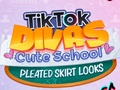 Igra TikTok Divas Simpatičen šolski videz nagubanega krila  spletu