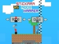 Igra Stickman proti Noob Hammerju  spletu