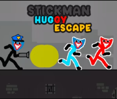 Igra Stickman Huggy pobeg spletu