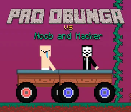 Igra Pro Obunga proti Noobu in Hekerju  spletu