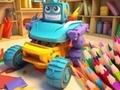 Igra Pobarvanka: Preoblikovanje avtomobilskega robota  spletu