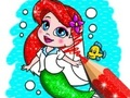 Igra Pobarvanka: Sirena  spletu