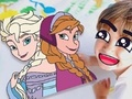 Igra Pobarvanka: Frozen  spletu