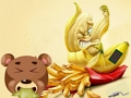Igra Banana ozadje zemljišče pobeg spletu