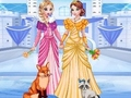 Igra Elsa & Annina ledena obleka spletu