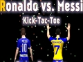 Igra Messi proti Ronaldu Kick Tac Toe  spletu