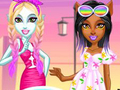 Igra Poletne počitnice Monster Girls  spletu