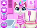Igra Dnevna nega Kitty Unicorn  spletu
