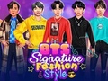 Igra Modni stil s podpisom BTS  spletu