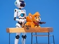 Igra Pobarvanka: Robot in pes  spletu
