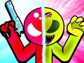 Igra Stickman Zombie proti Stickman Heroju  spletu