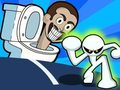 Igra Stickman proti stranišču Skibidi  spletu