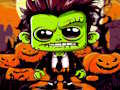 Igra Franky & Vampire Halloween Puzzle spletu