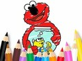 Igra Pobarvanka: Elmo novi prijatelj  spletu