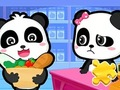 Igra Sestavljanke: Supermarket Baby Panda spletu