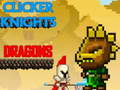 Igra Clicker Knights proti zmajem  spletu