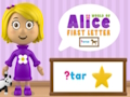 Igra Svet prve črke Alice  spletu