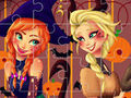 Igra Princess Halloween Jigsaw spletu